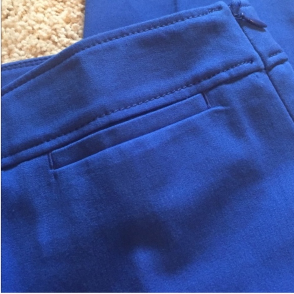 ❤️ TALBOTS Royal blue skinny leg dress slacks - 2P - Picture 4 of 4